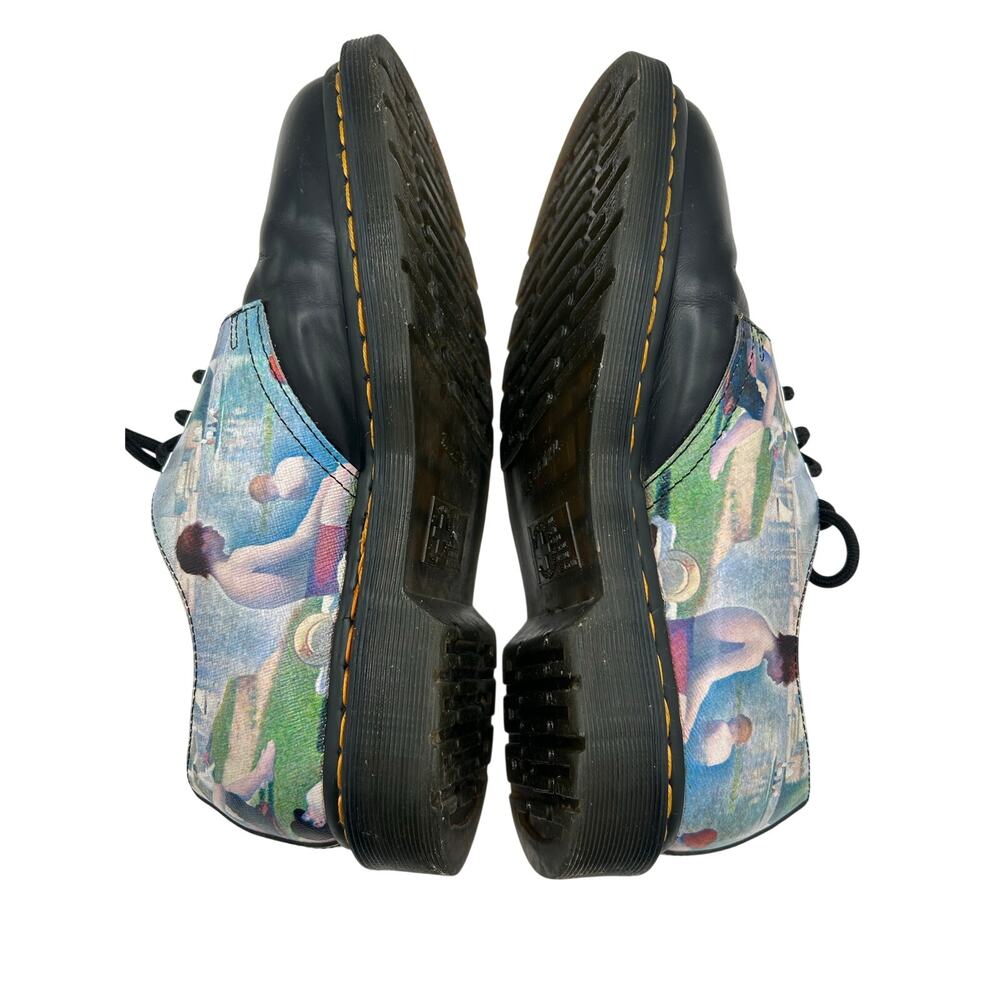 RARE Dr. Martens 1461 The National Gallery Collab Oxford Georges Seurat WMN SZ 9 - Picture 3 of 11